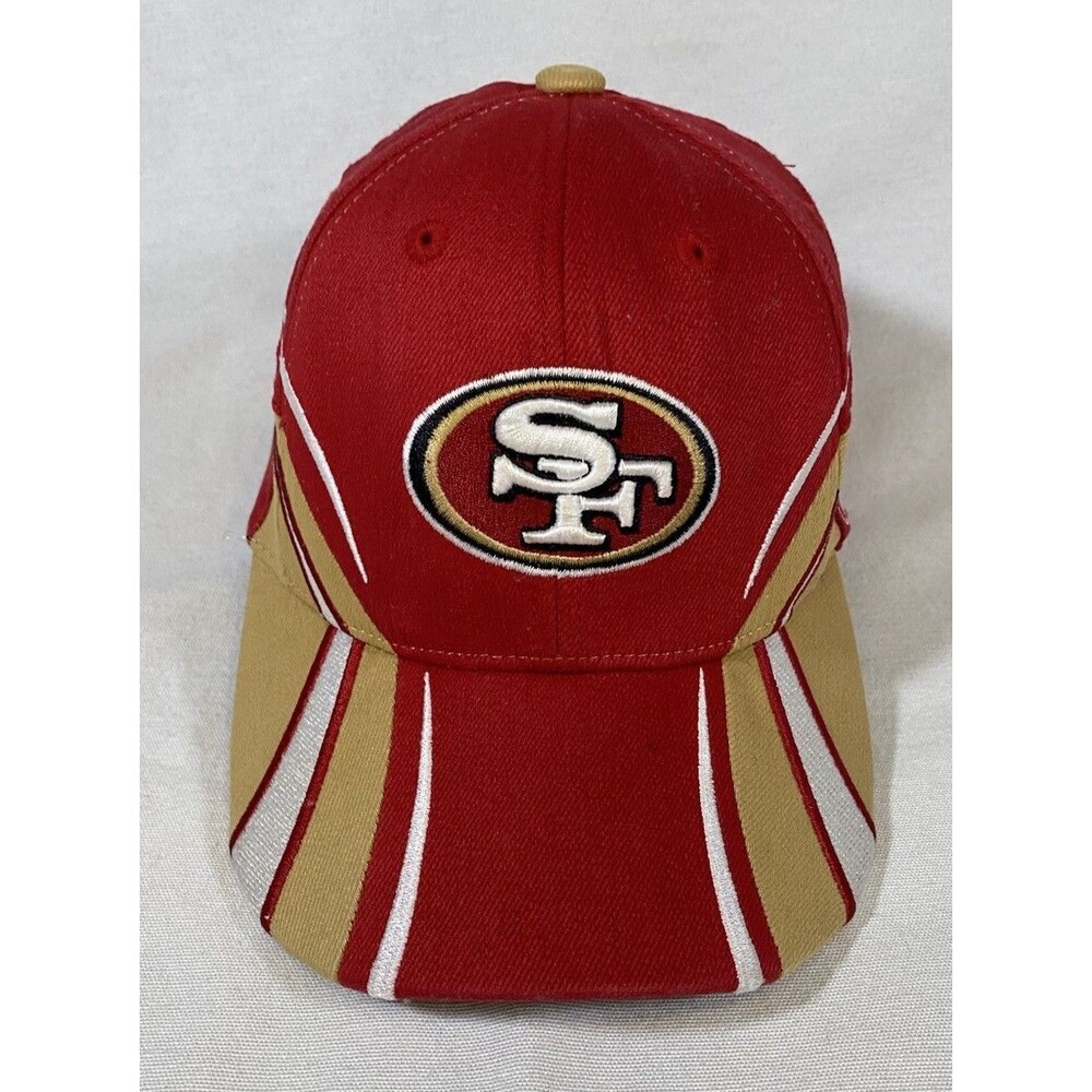 Vintage Reebok San Francisco 49ers Youth Sideline Flex Fit Hat 2000s NFL Equip